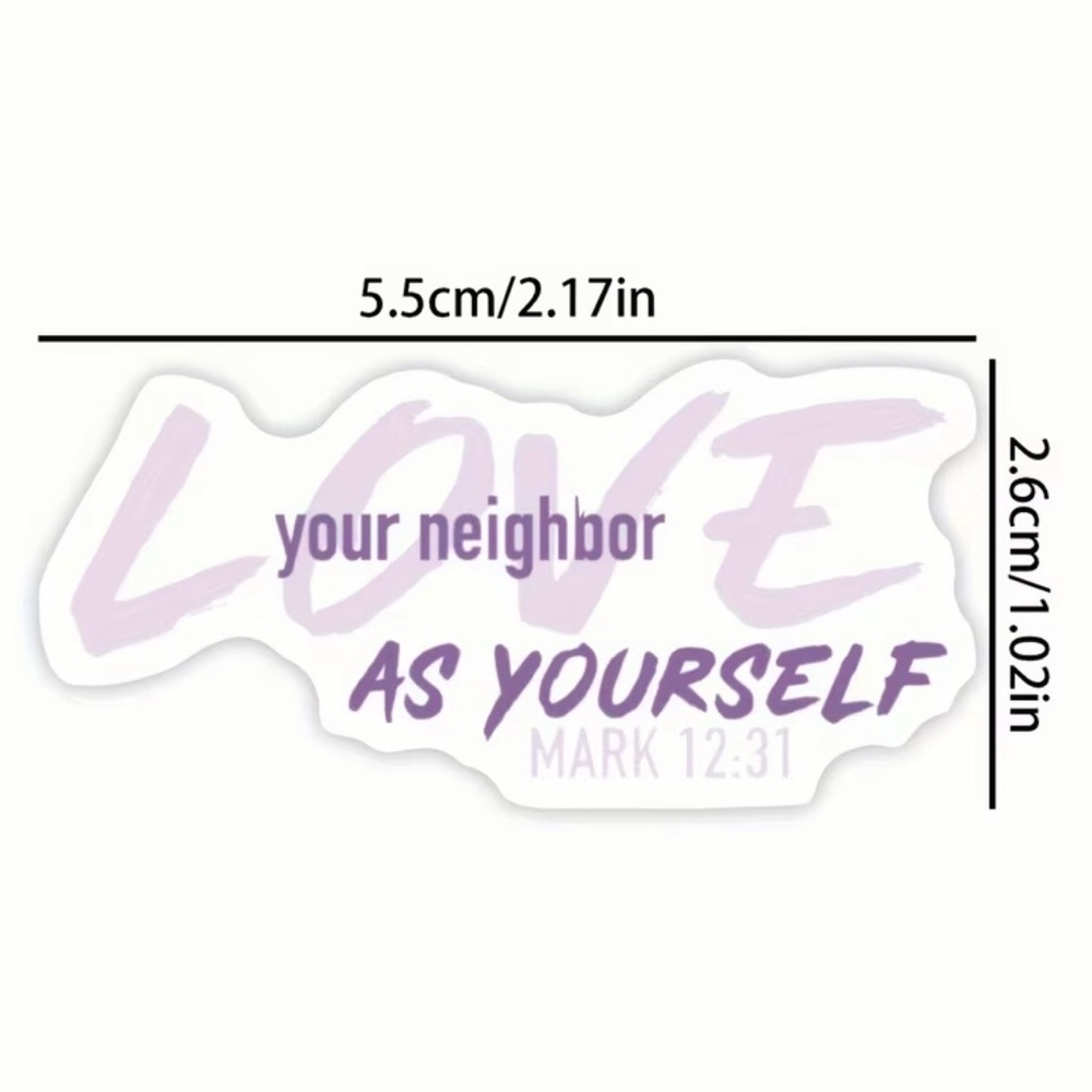 Colorful Inspirational Sticker Set, NEW, 50 pieces - Picture 2 of 7